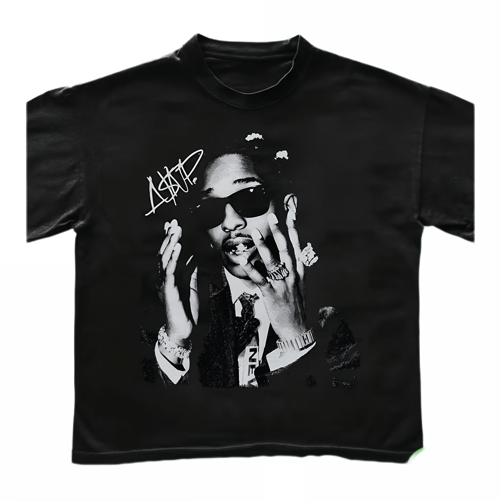 A$AP Rocky T-Shirt with Signature Style for Men & Woman.